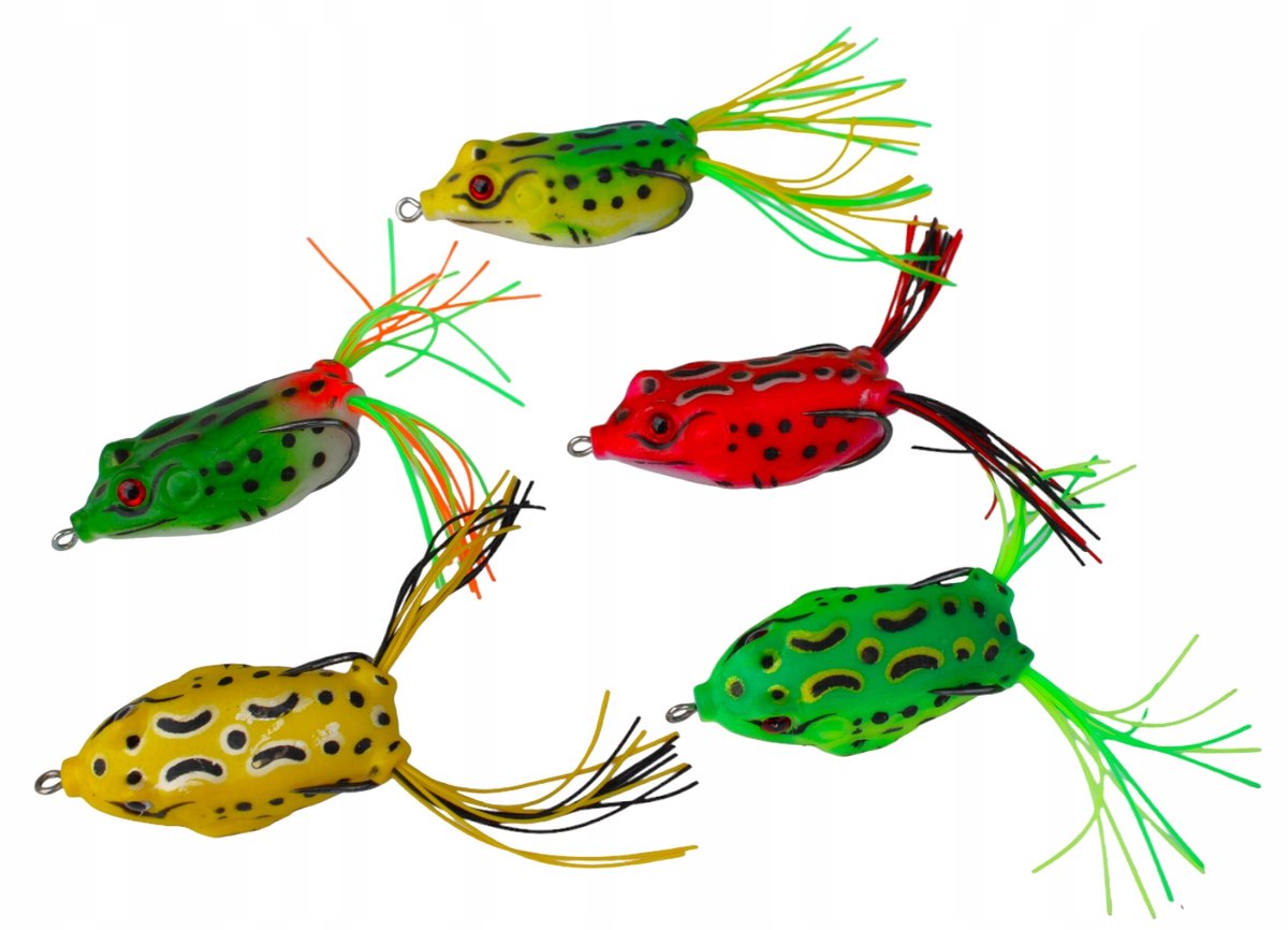 3D Antihaken Rubber Kikkervis, 6cm, 12g - Ideaal voor Snoek