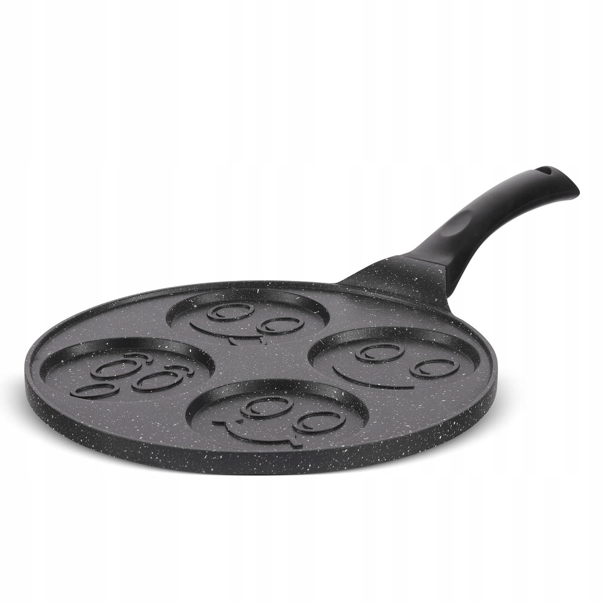 Merkloze Koekenpan 27cm met Vrolijke Gezichtjes - Non-stick & Inductie