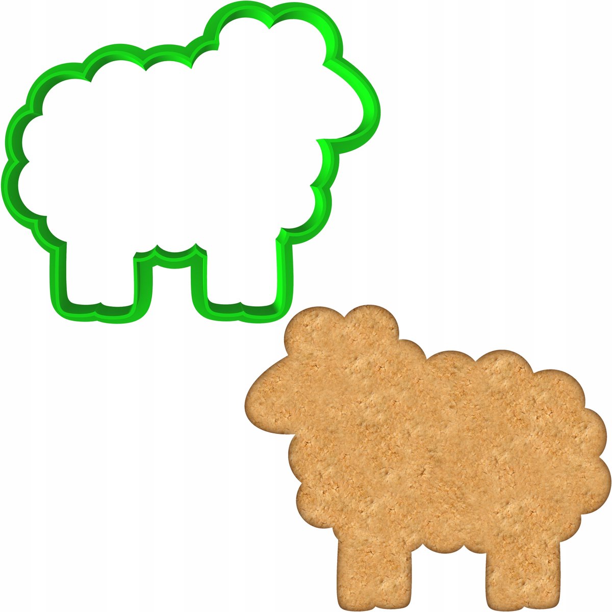 Paar Koekjesvorm Schaap 9cm - Bakvorm voor Koekjes & Koekjes