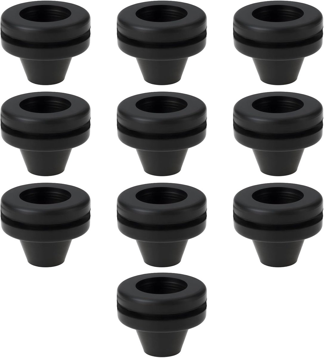 Rubberen doorvoerbeugels 14mm - set van 10 - conisch - beschermt kabels tegen slijtage - ShopVlot