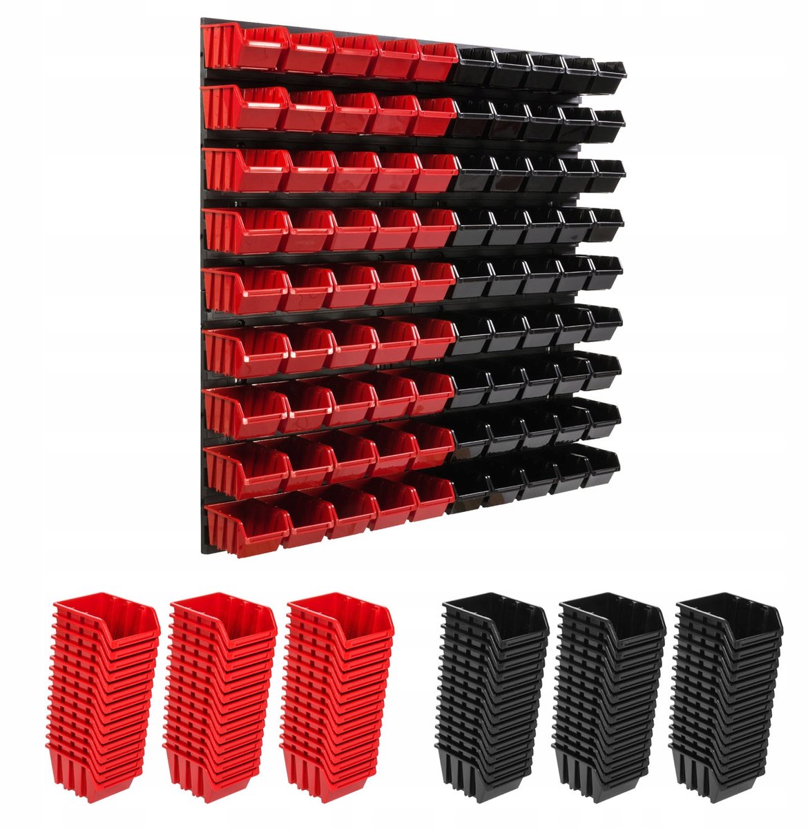 Gereedschapswand 78x78 cm met 90 Bakjes - Werkplaats Organizer