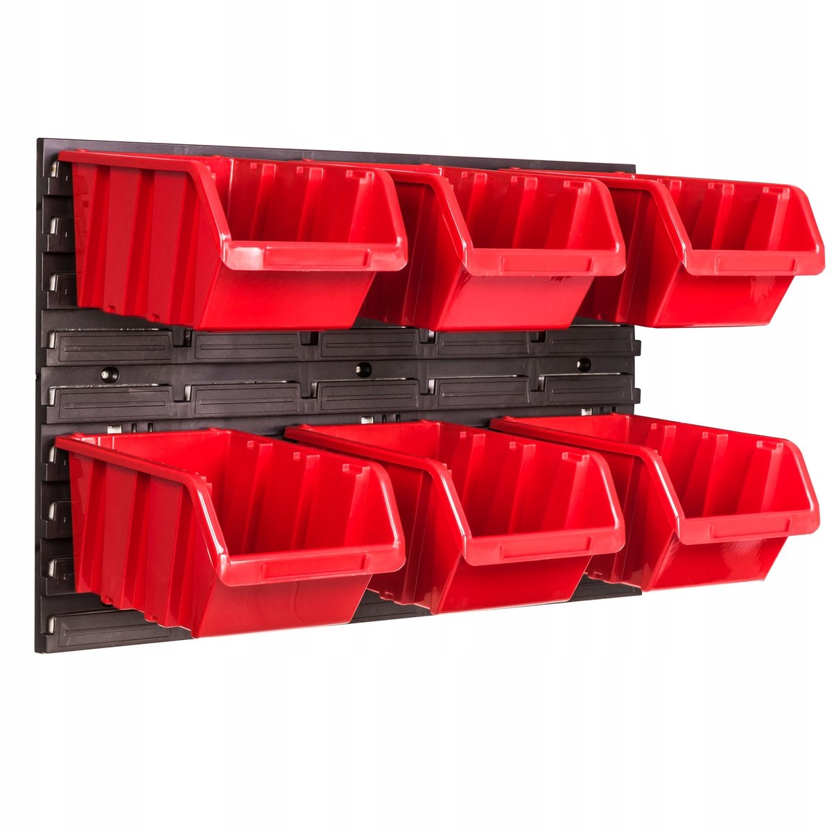 Gereedschapswand 58x39 cm met 6 bakjes - Werkplaatsorganisatie