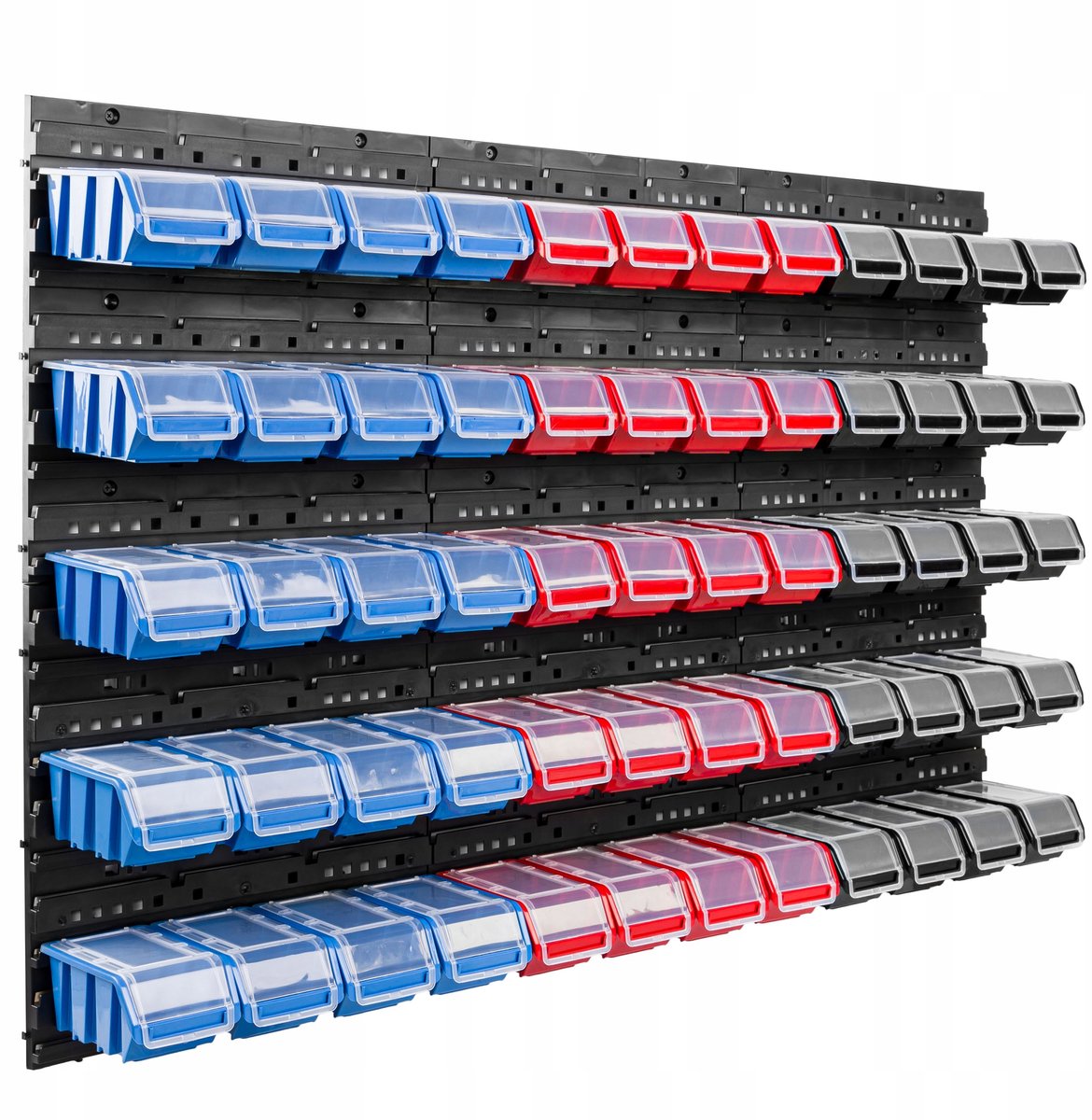 Gereedschapswand 120x80cm met 60 opbergbakjes organizer