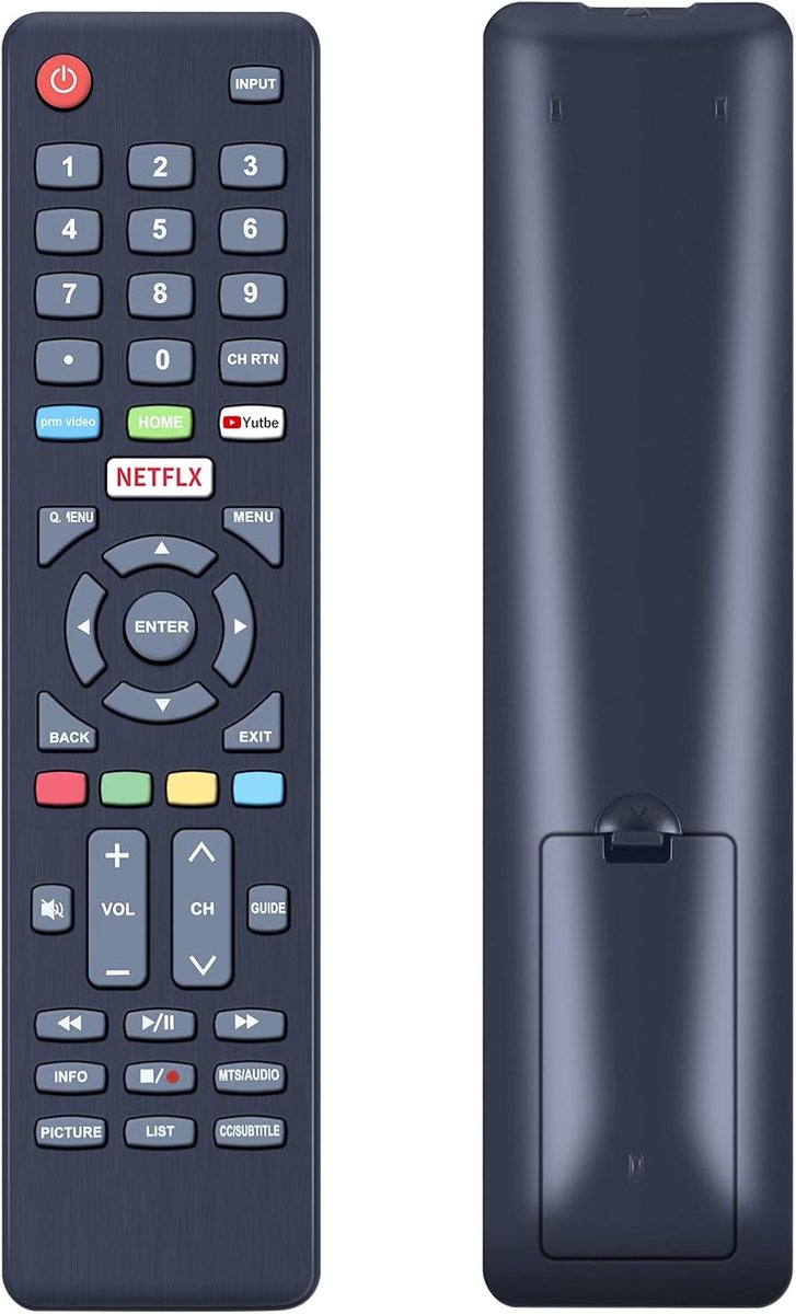 afstandsbediening voor DYON 3402753 - vervangend model - geen programmering nodig - direct gebruiksklaar - ShopVlot