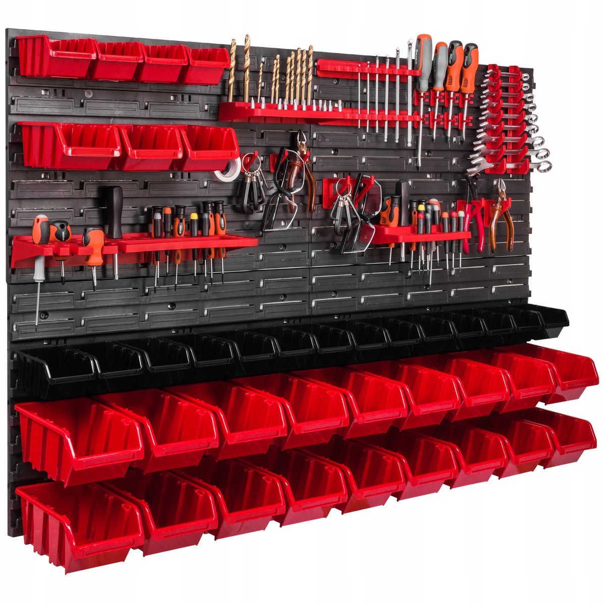 Gereedschapswand 115x78cm met 39 Bakken & Ophangsystemen
