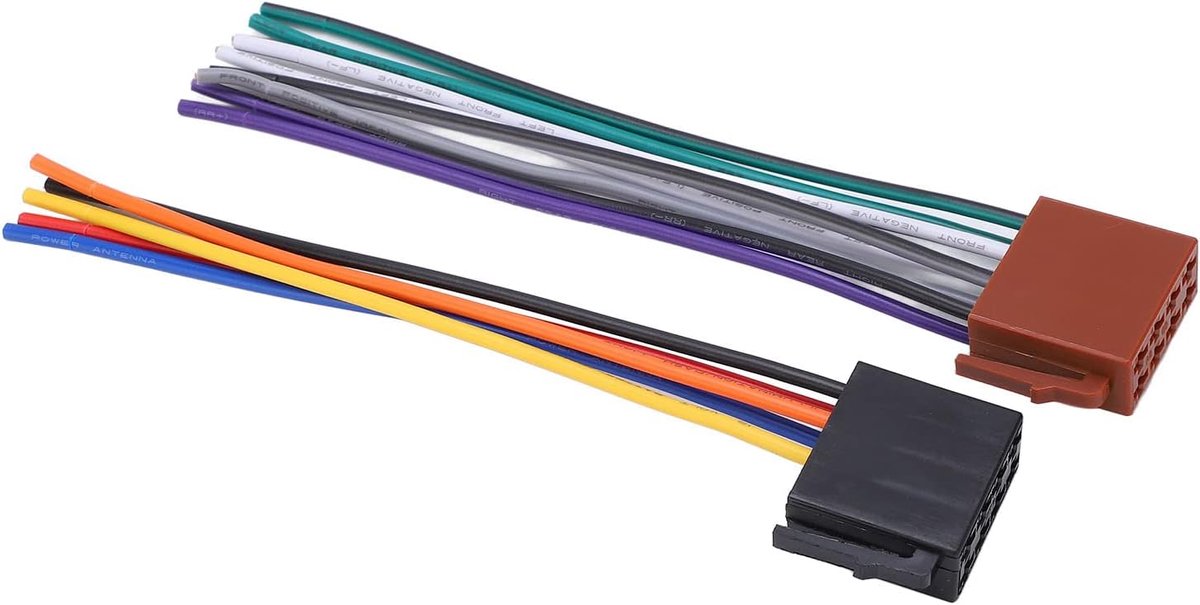 ISO radio adapter - 16 pin connector - ABS metaal - verliesloze verbinding voor C230 - ShopVlot