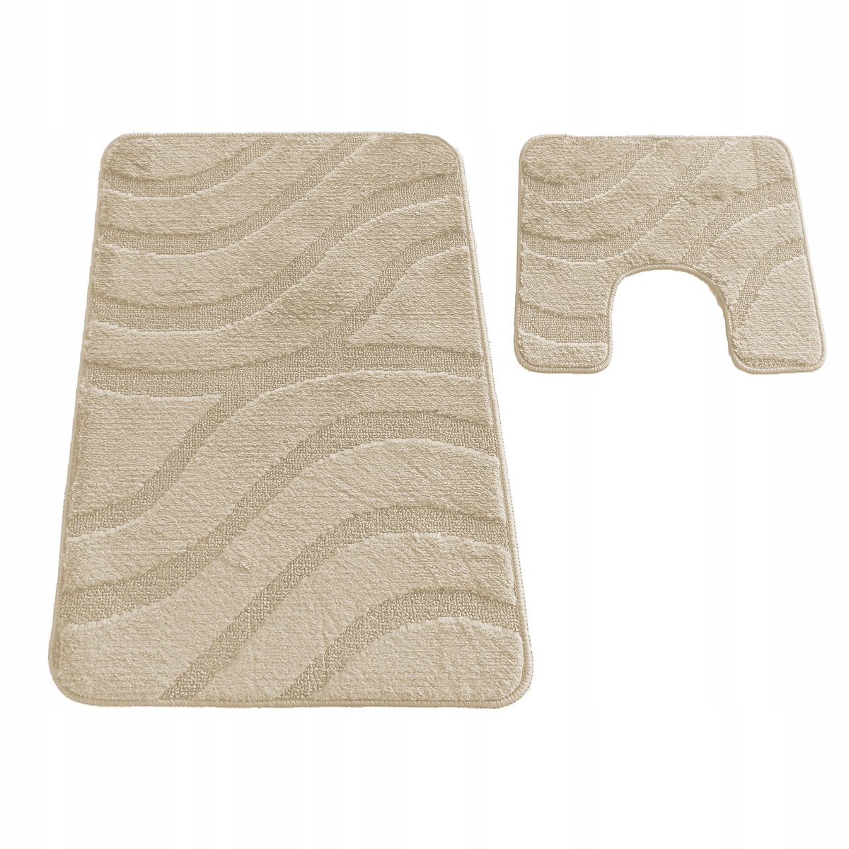 Monti Symphony Beige Badkamerset - 2 Stuks