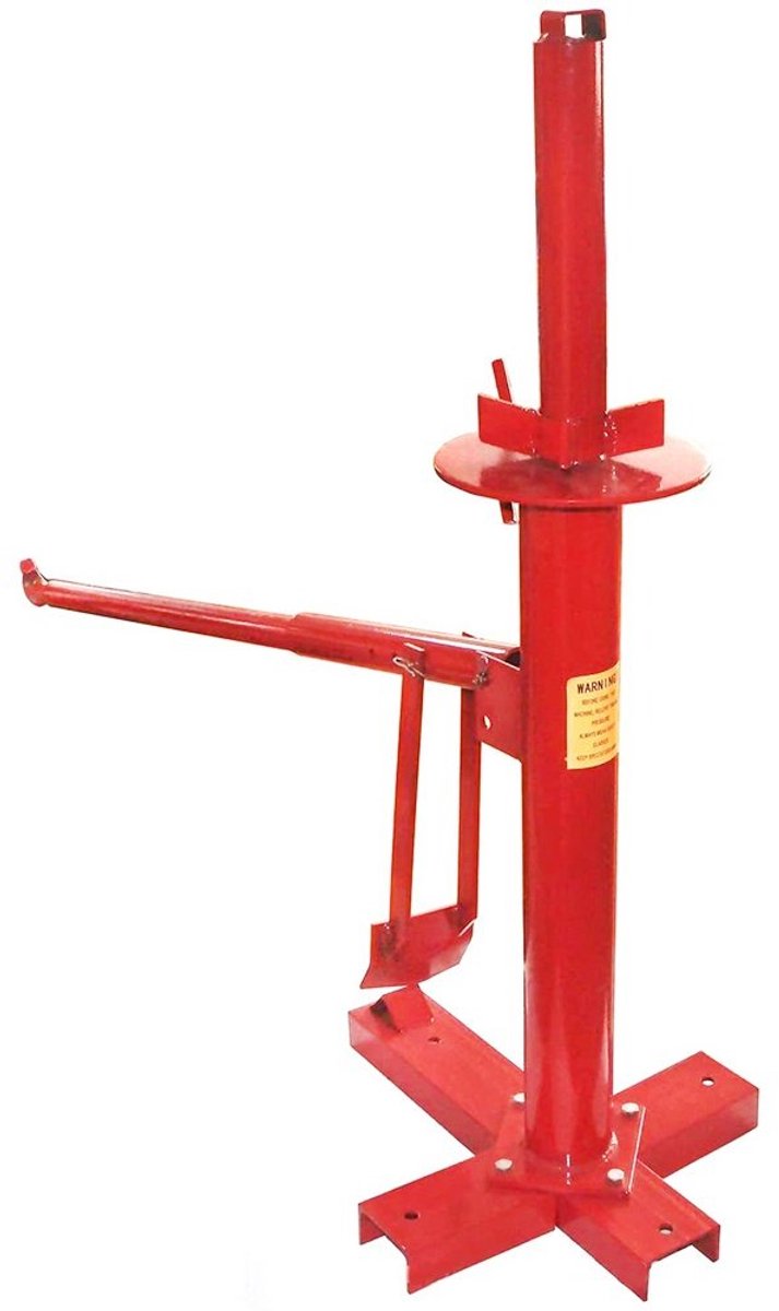 Handmatige bandenwisselaar 6 - 24 inch - met hielbreker - rood