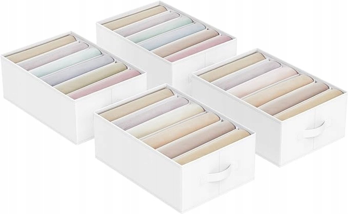 Set van 6 Opvouwbare Lade Organizers voor Kleding