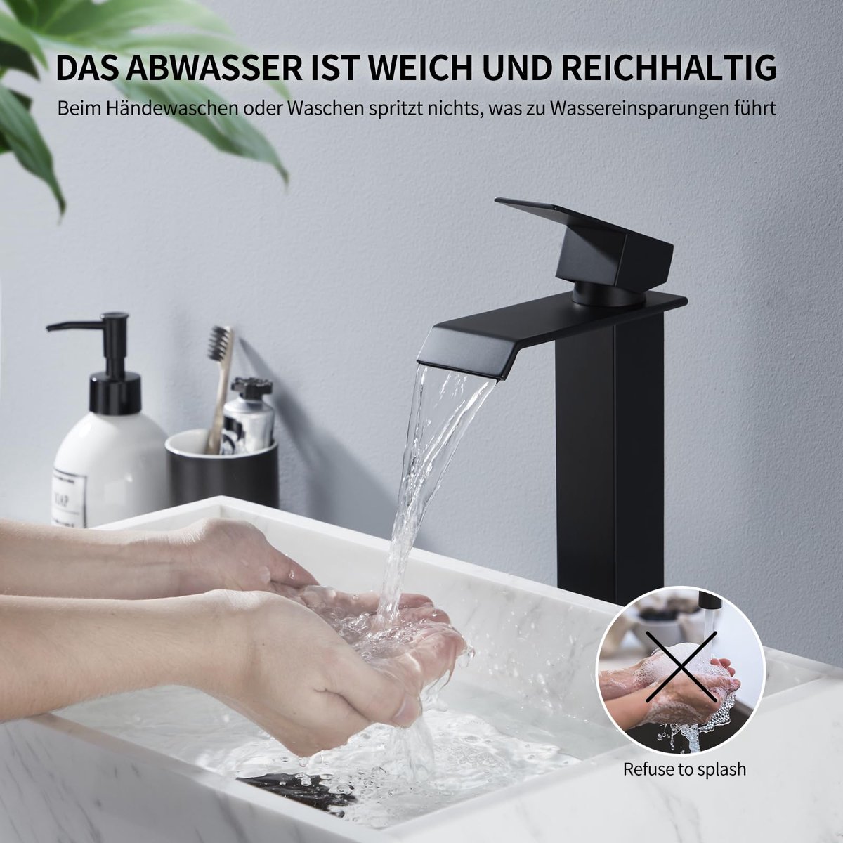 HOMELODY Kraan badkamer chroom - waterval wastafelkraan eengreepsmengkraan kraan - ShopVlot