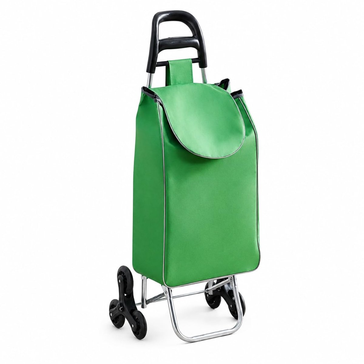 MAGIC SELECT Winkelwagen met 3 Wielen voor Trappen en Achtervak - ShopVlot