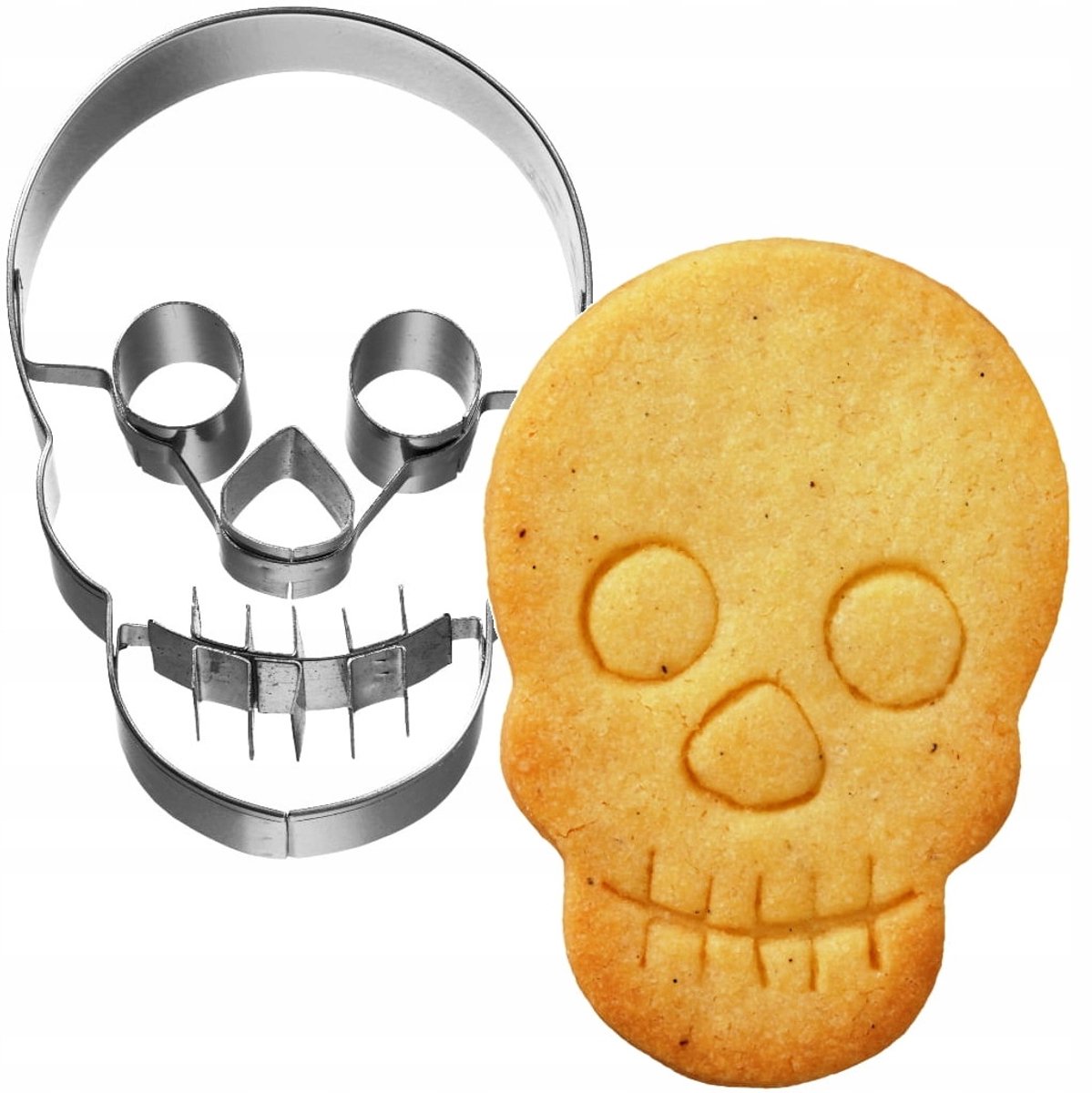 Halloween Koekjesvorm Schedel - 7 cm