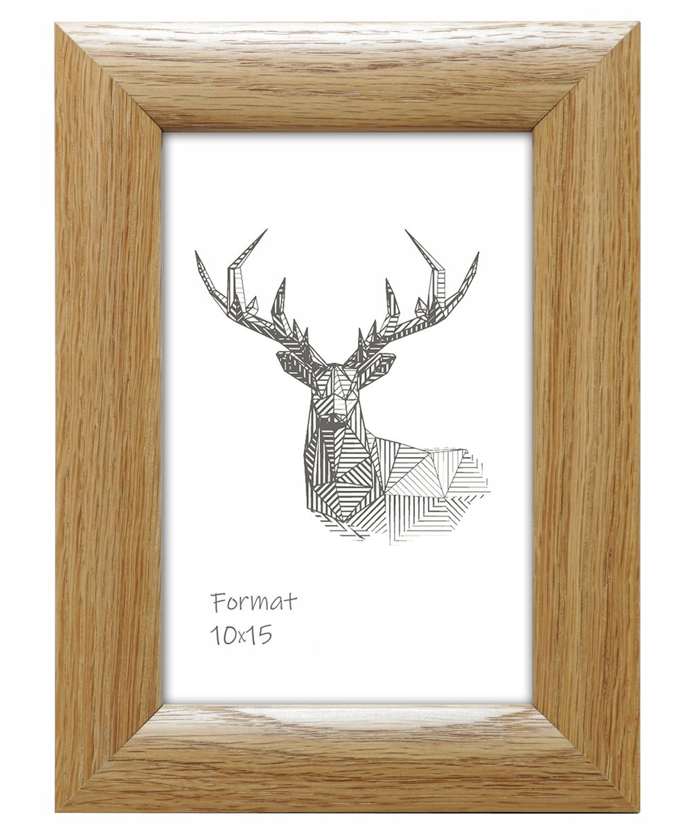 Houten Fotolijst 24x30 cm - Eikenlook, Merkloos