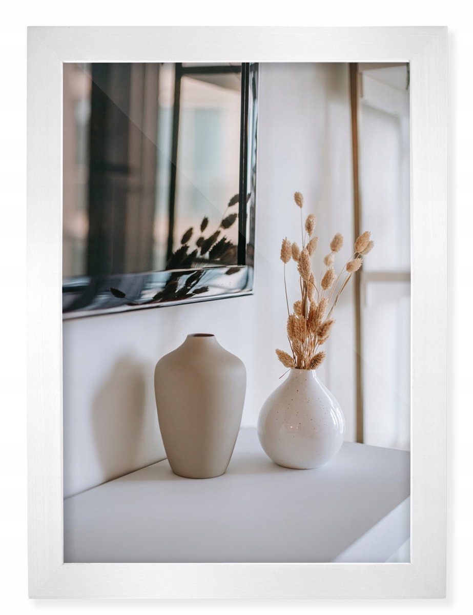 Witte Fotolijst 30x40cm A3 - MDF & Plexiglas