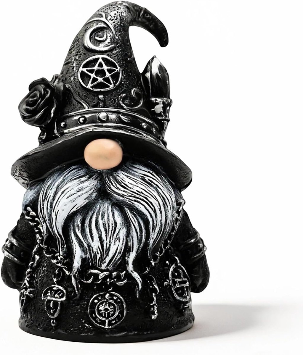 Tuinkabouters in gothic-stijl, donkere Halloween-dwergen voor buiten - ShopVlot