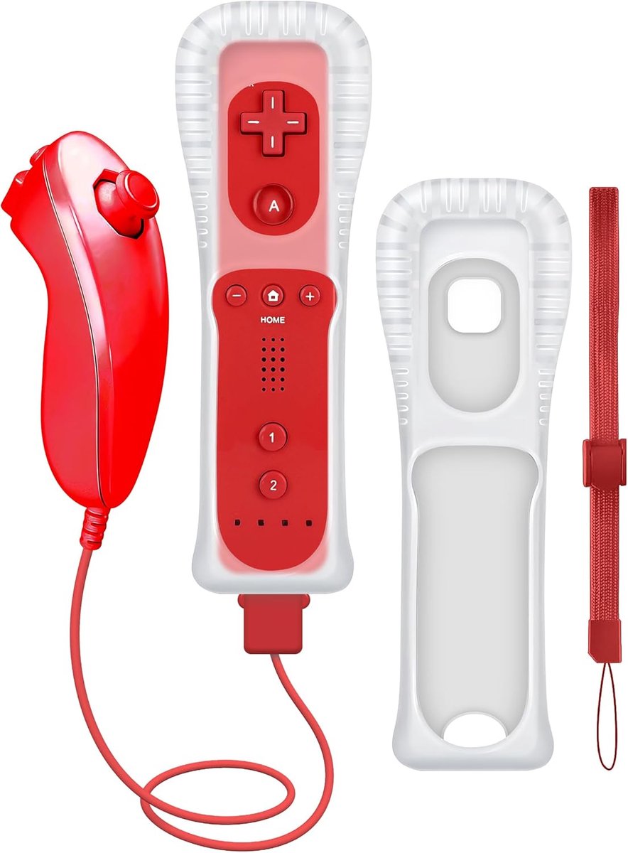 CLVIZCXOM Afstandsbediening geschikt voor Wii U/Wii Remote met MotionPlus - ShopVlot