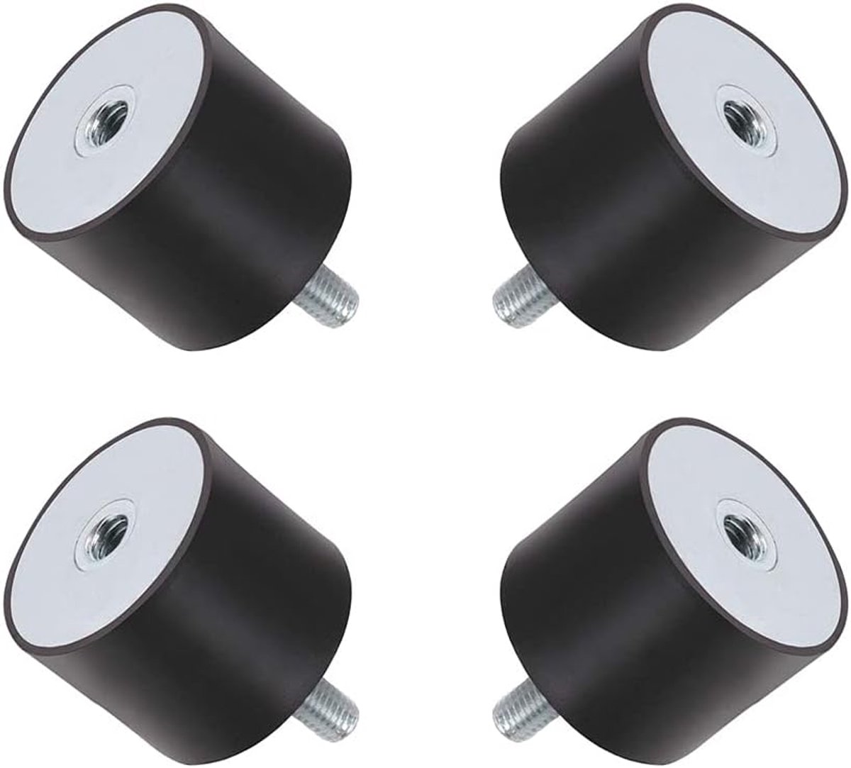 Silent block M8 4 stuks - rubber mounts - anti-vibratie isolator - bescherming voor motoren - ShopVlot
