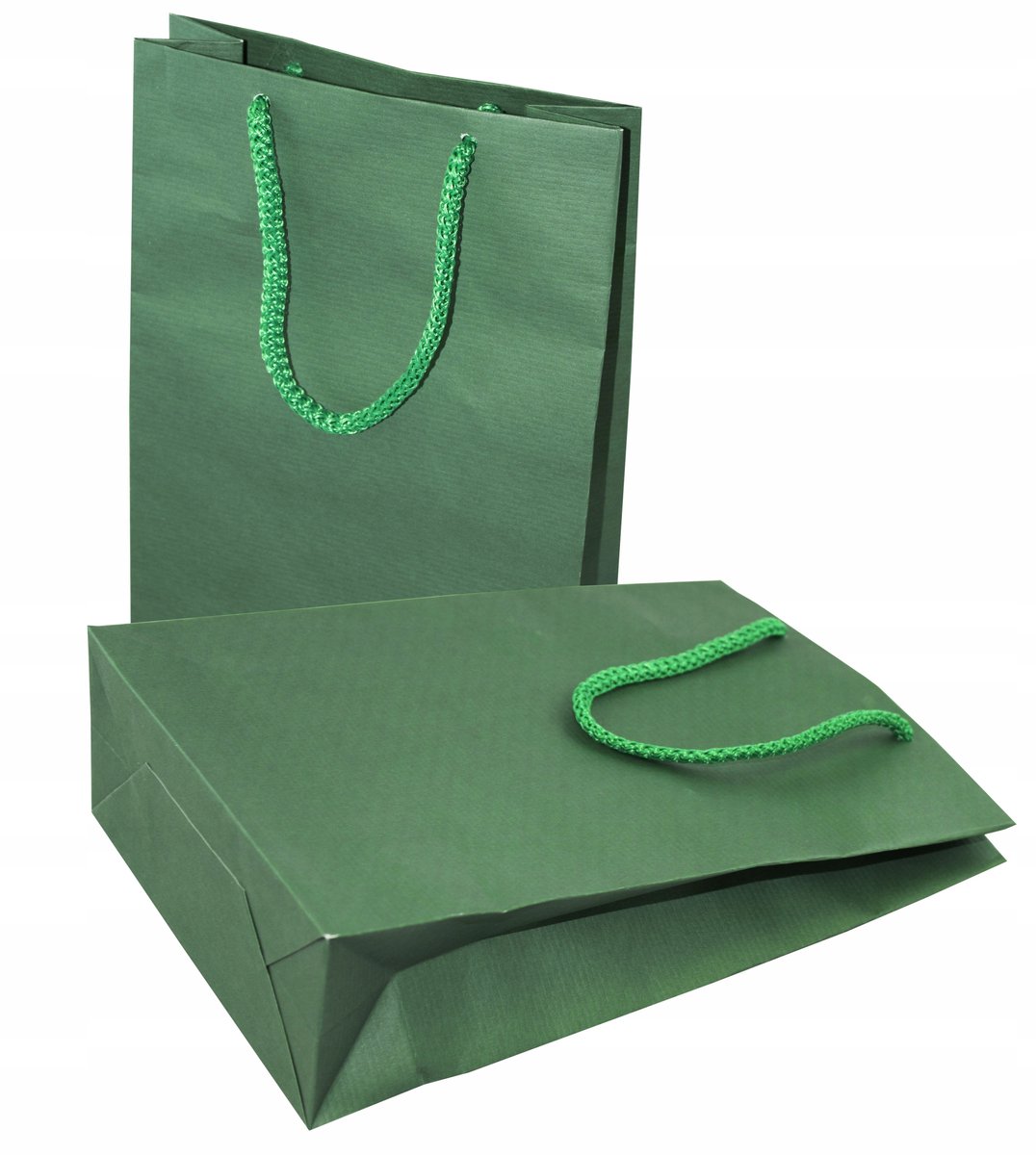 Groene Cadeautas van Papier - 17x7x25 cm - 25 stuks