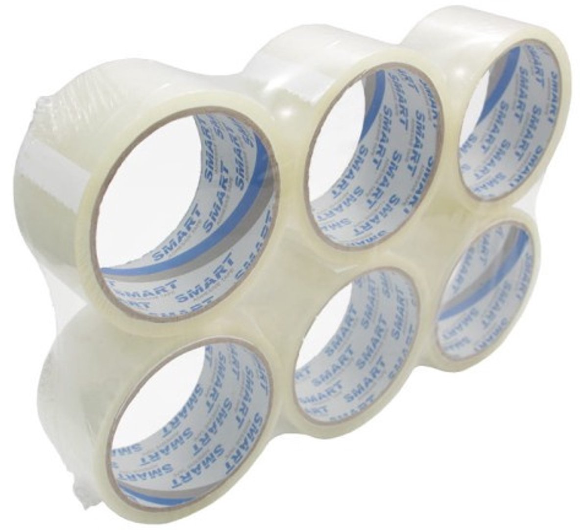 Verpakkingstape 48mm x 60m - 6 Rollen, Transparant
