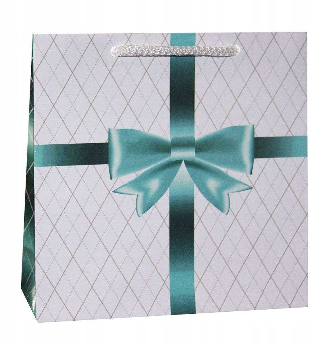 10x Cadeautasjes 16x6x16cm - Versierd met Lintjes - Mixcartridges