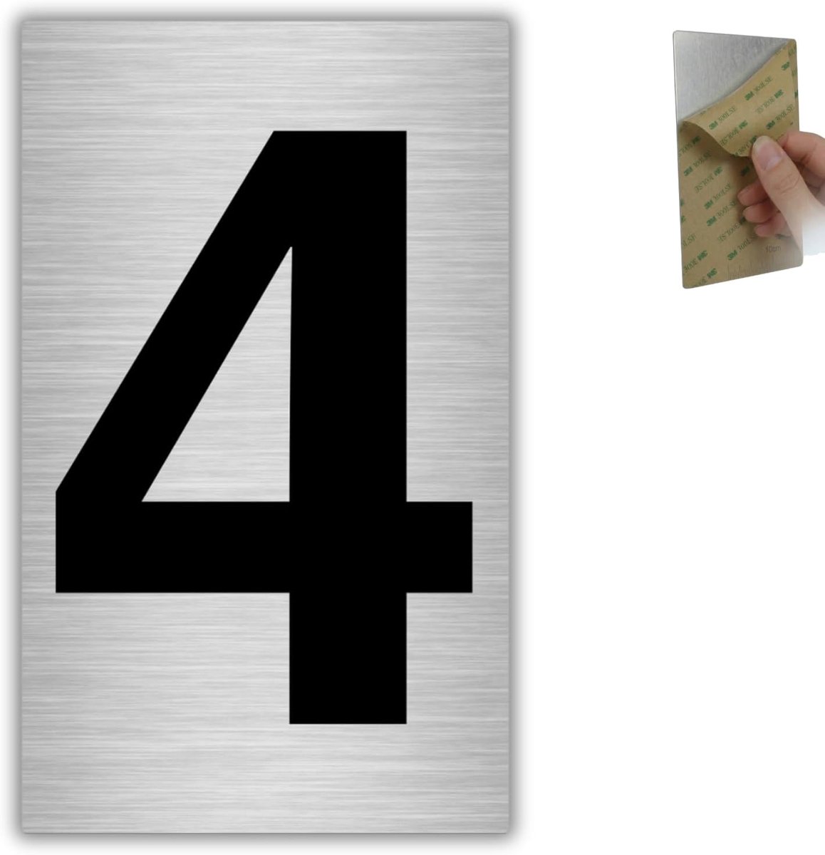 House sign - 6x10 cm - Aluminium - License plate House door - ShopVlot