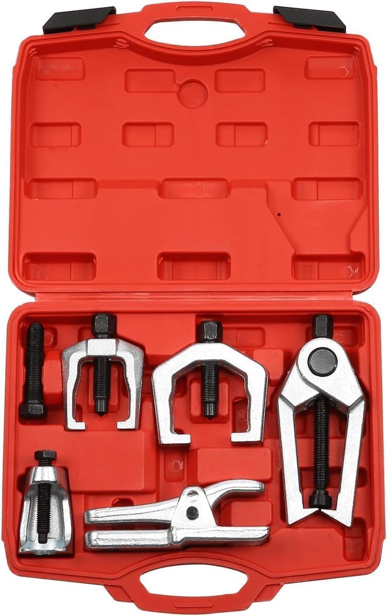 5-piece tie rod head ball joint carrier joint set ball joint puller Pitman arm tie rod head puller - ShopVlot