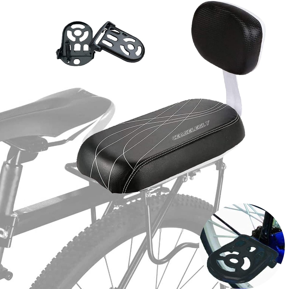 Bagagedrager op de fiets - Robuust staal - Geschikt voor diverse fietsen - Ideaal voor extra bagage - ShopVlot
