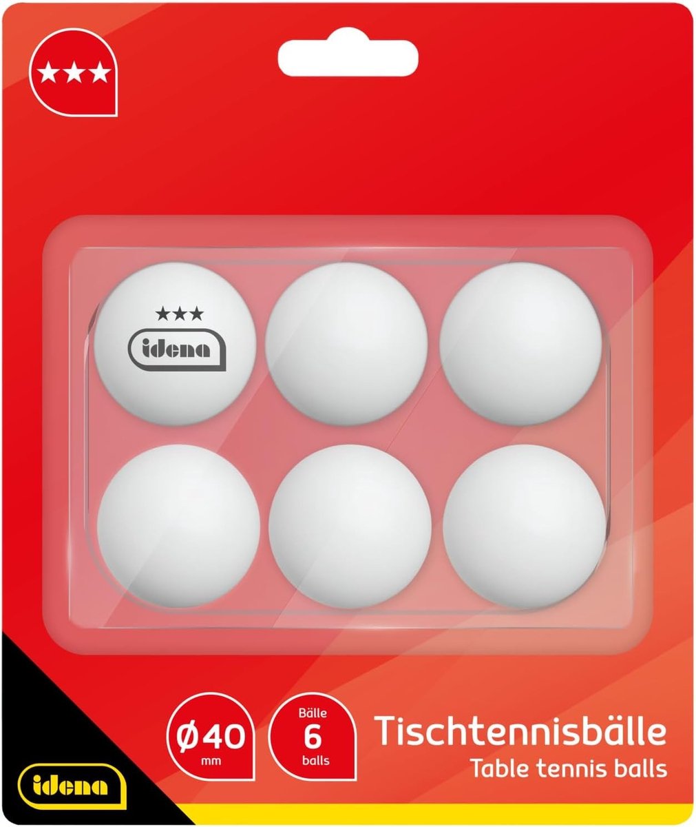 Tafeltennisnetje voor elke tafel - Tafeltennisballen - Wit - 4 cm - Duurzame Kunststof Ballen voor Training en Wedstrijd