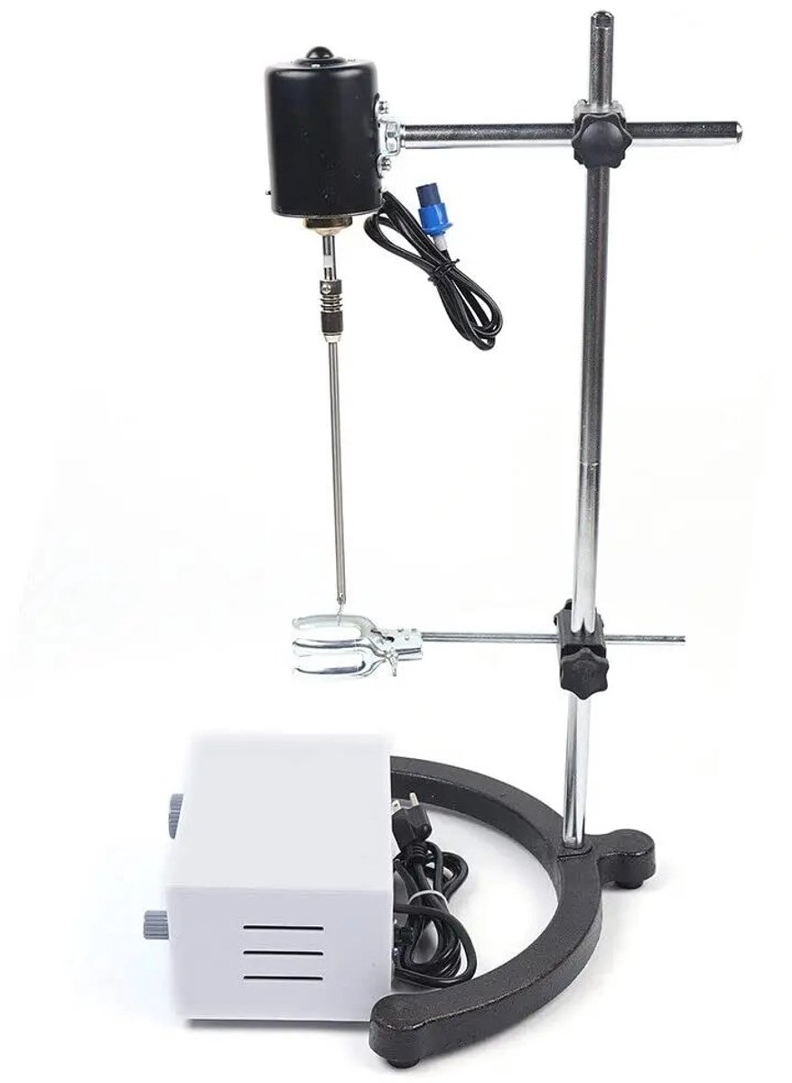Laboratoriumroerder Elektrische Roerder - 60 W Vermogen - 3000 TPM Snelheid - 7 kg Gewicht - Precisiemixer