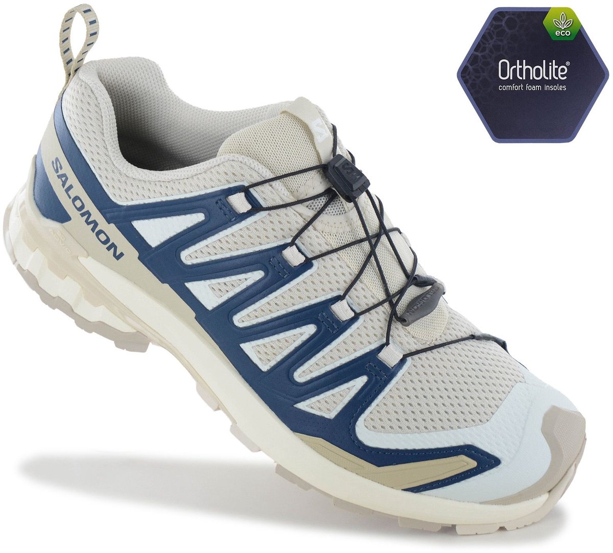 Salomon XA PRO 3D V9 - Heren Wandelschoenen Trail-Running Schoenen Beige 479862 , Maat: EU 45 1/3 UK 10.5