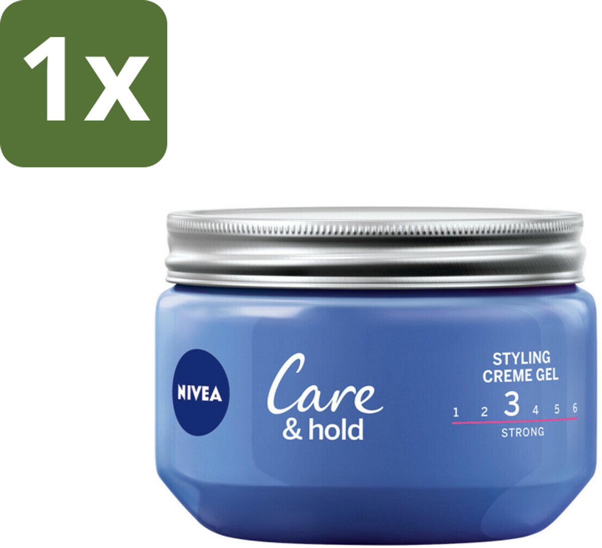 1 x NIVEA - Stylingscrèmegel - Verzorging & Stevigheid - Reinigt Onmiddellijk De Poriën - 150 ml - Haarkleur - Haartypen - Haartypen - Haartypen