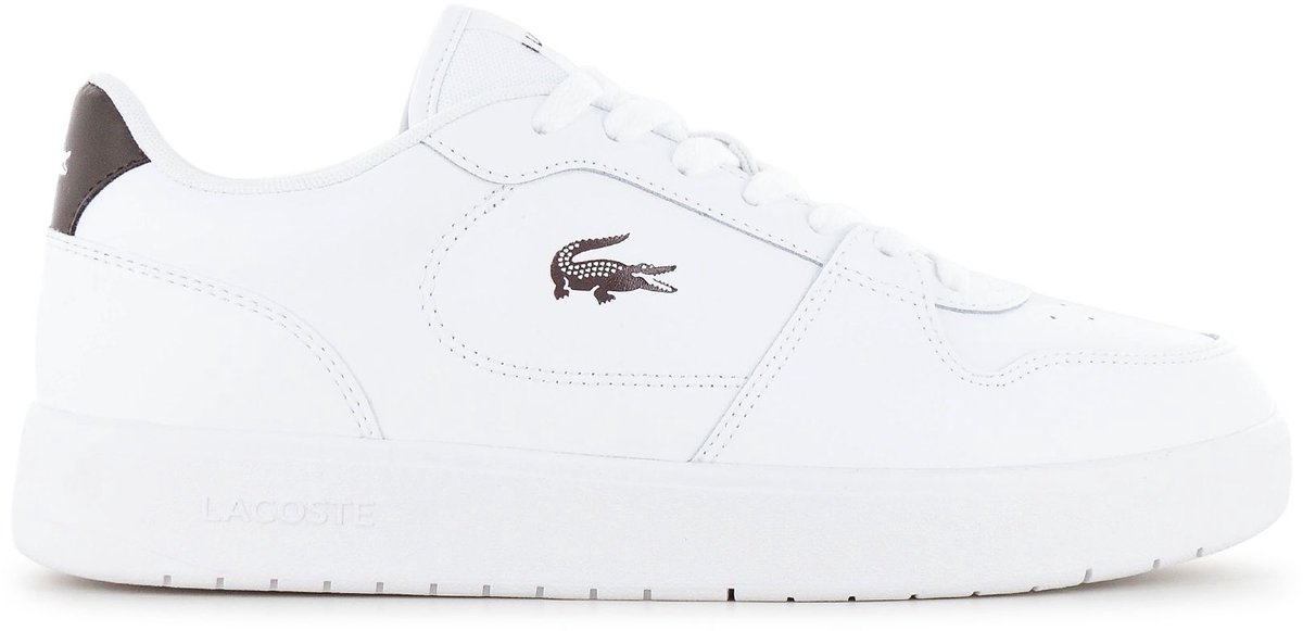 Lacoste Court Ace 126 - Heren Sneakers Schoenen Wit 751SMA0155V06 , Maat: EU 44 UK 9.5