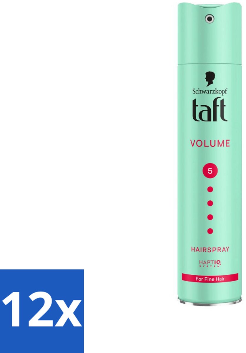 Taft - Volume 5 - Haarspray - Volumineuze hold - 250 ml - Voordeelverpakking - 12 stuks