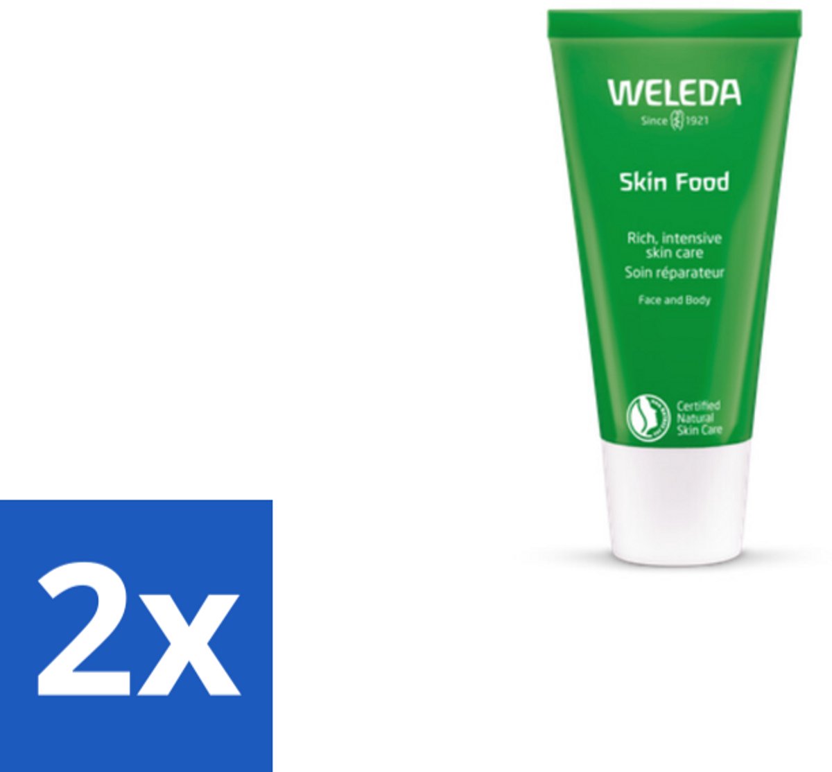 2 x WELEDA - Crème - Skin Food - Droge huid - 30 ml - Droge Huid - Voedende Crème - Weleda Skin Food - Herstellende Crème - Natuurlijke Crème