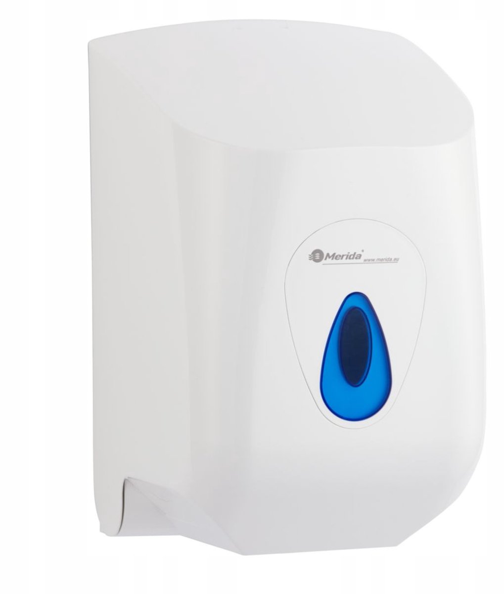 Merkloos Papieren Handdoekdispenser Top Maxi, Blauw Venster