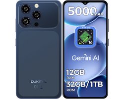 OUKITEL C17 Smartphone 4G-Android16-12 RAM-32 ROM/1TB-6.52 inch HD-5000mAh-13MP camera