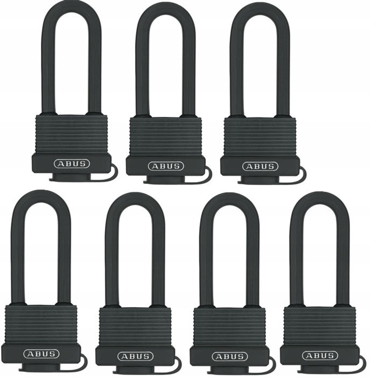 Abus Beugelslot Set 7 Stuks - Eén Sleutel Systeem