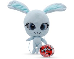 Fluff - Miraculous Pluche Knuffel 24 cm - Speelgoed Knuffels voor Kinderen Jongens Meisjes - Miraculous Ladybug Plush