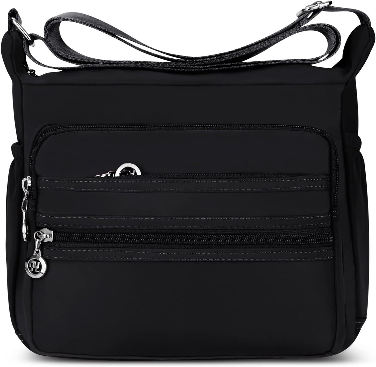 DIRRONA Fashion Ladies Cross Body Bag Multi Pocket Shoulder Bags Ladies Casual Shopping School Shoulder Messenger Bag - ShopVlot
