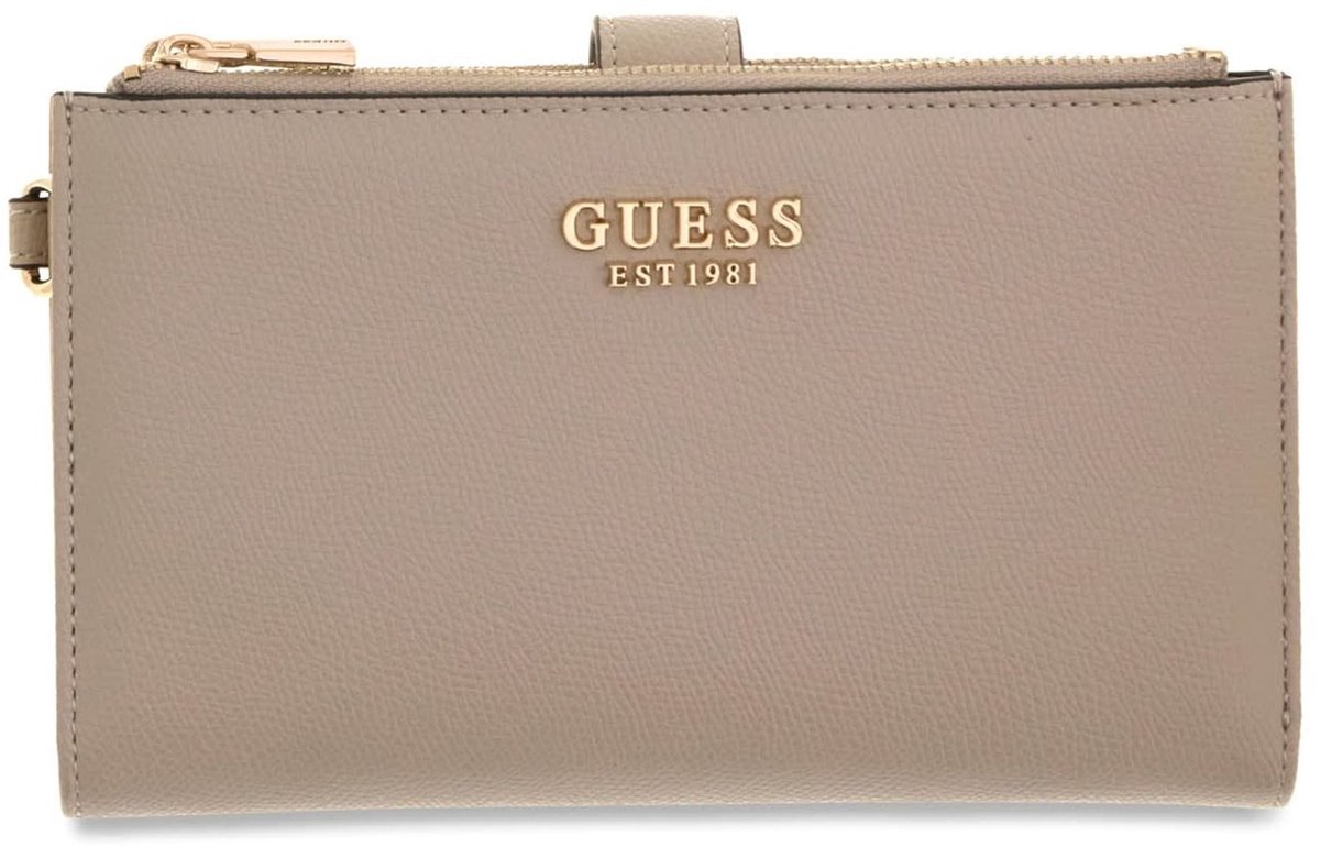 GUESS portemonnee Amorette SLG Double Zip Organizer Taupe