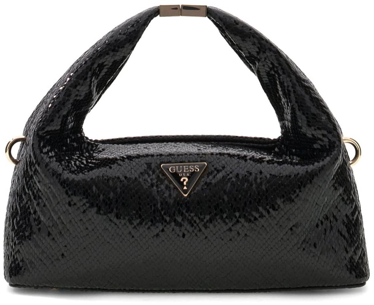 GUESS avondtas schoudertas Jewels Mini Top Handle Pouch Black zwart