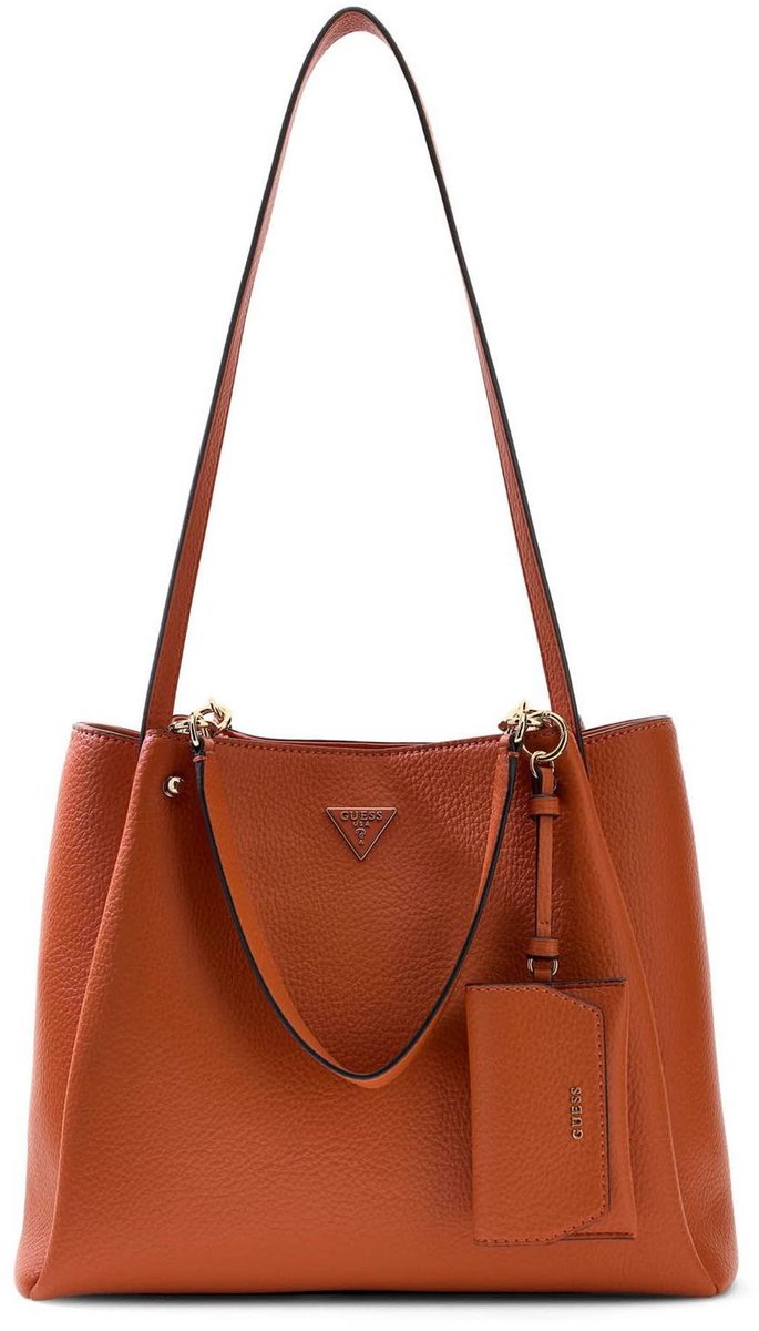 GUESS schoudertas shopper Lorella Girlfriend Tote Ginger oranje