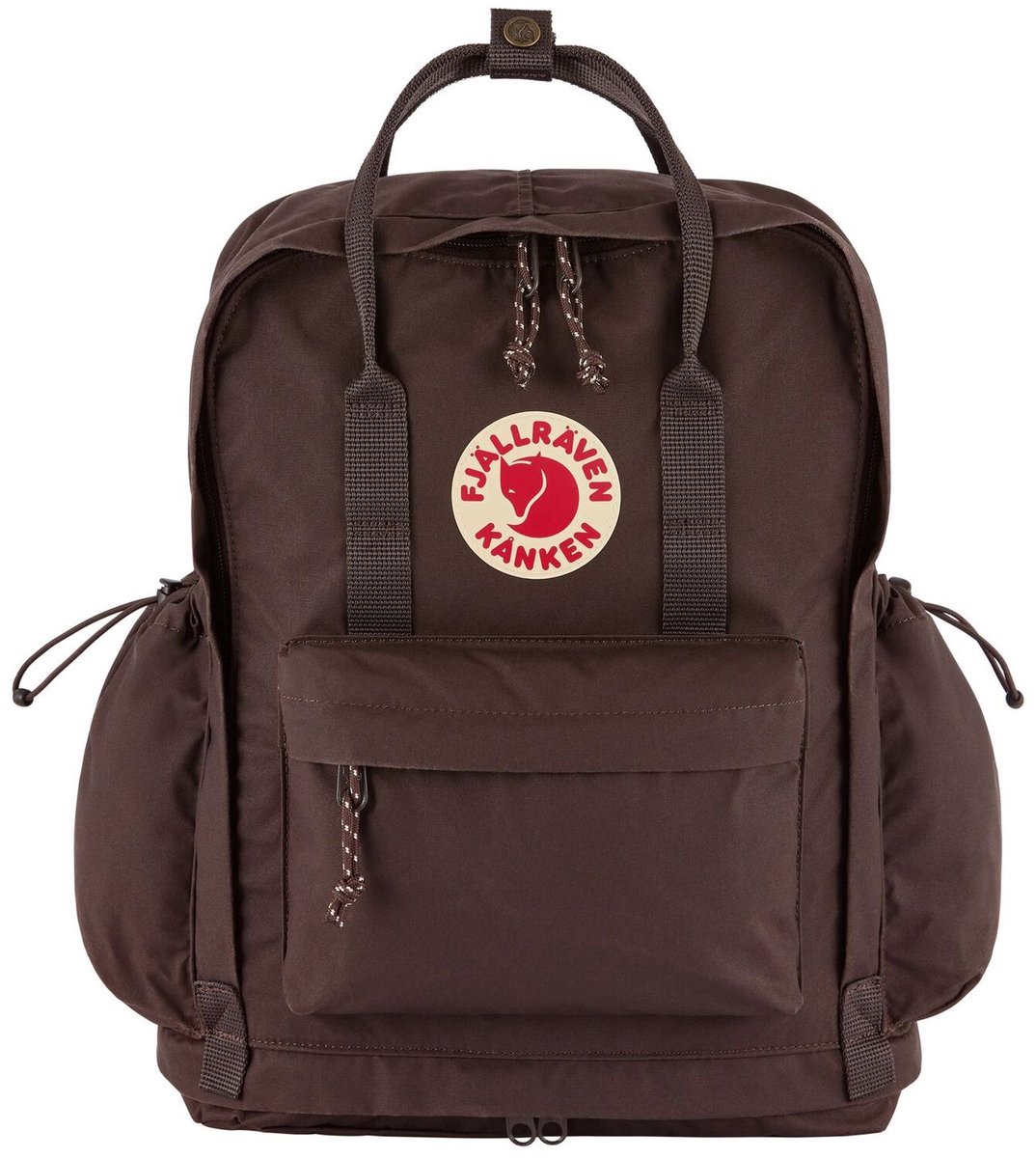 Fjällräven laptop rugzak rugzak met laptopvak Kånken Outlong Black Oak donkerbruin