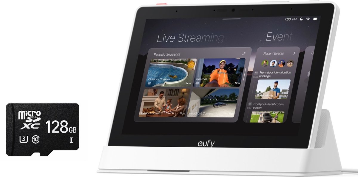 Eufy E10 Smart Display Home Hub met 8" Bedieningspaneel - Anker Innovations Technology Co., - €219,00
