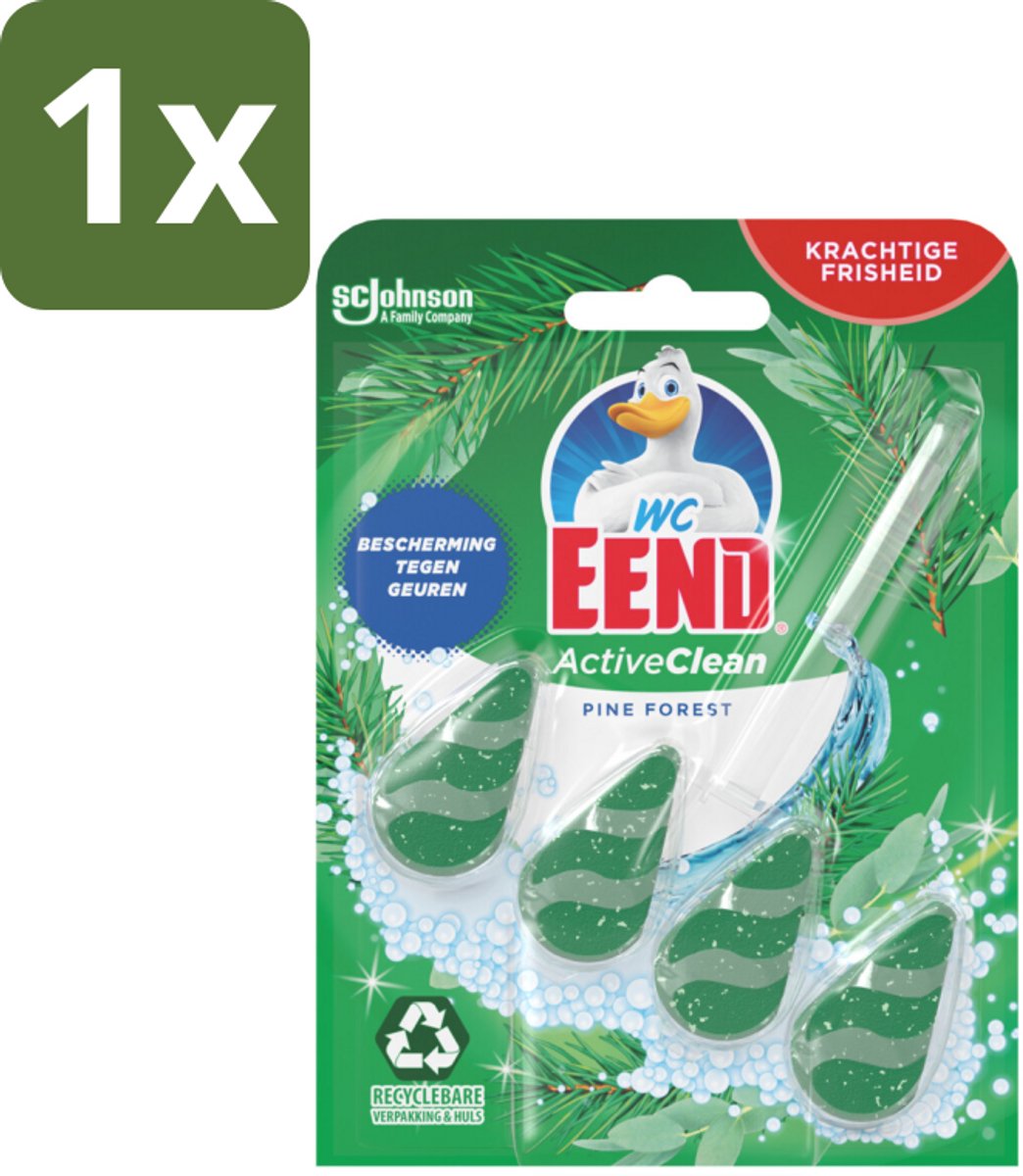 WC Eend - Active Clean Pine Forest - Toiletblok - 1 Toiletblok - 1 stuk