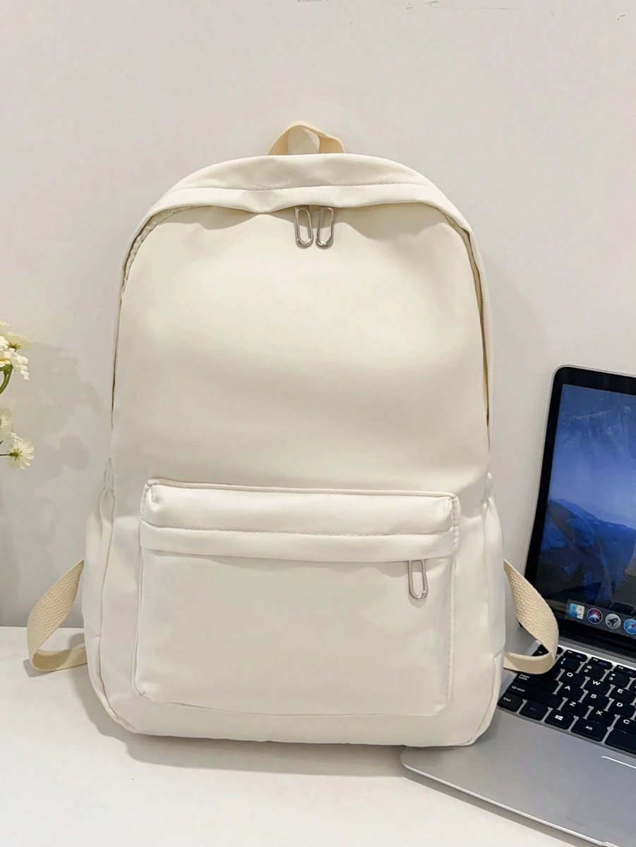 Rugzak met Grote Capaciteit voor Studenten – Minimalistische Rugzak voor School, Studie en Werk – Multifunctionele Schooltas voor Dames en Heren