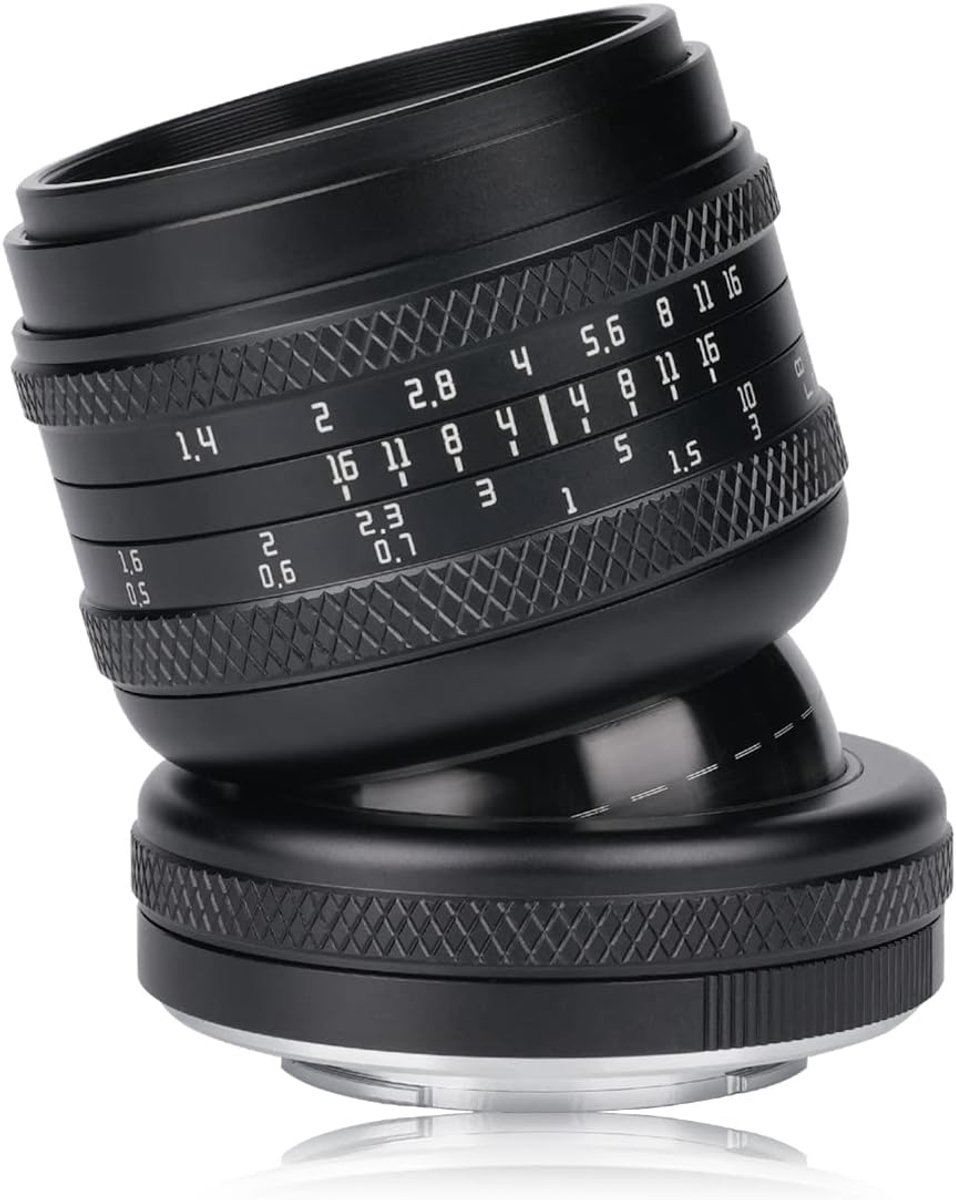 Portretlens 50mm F1.4 - Handmatig - Tiltfunctie - Voor prachtige portretten - ShopVlot