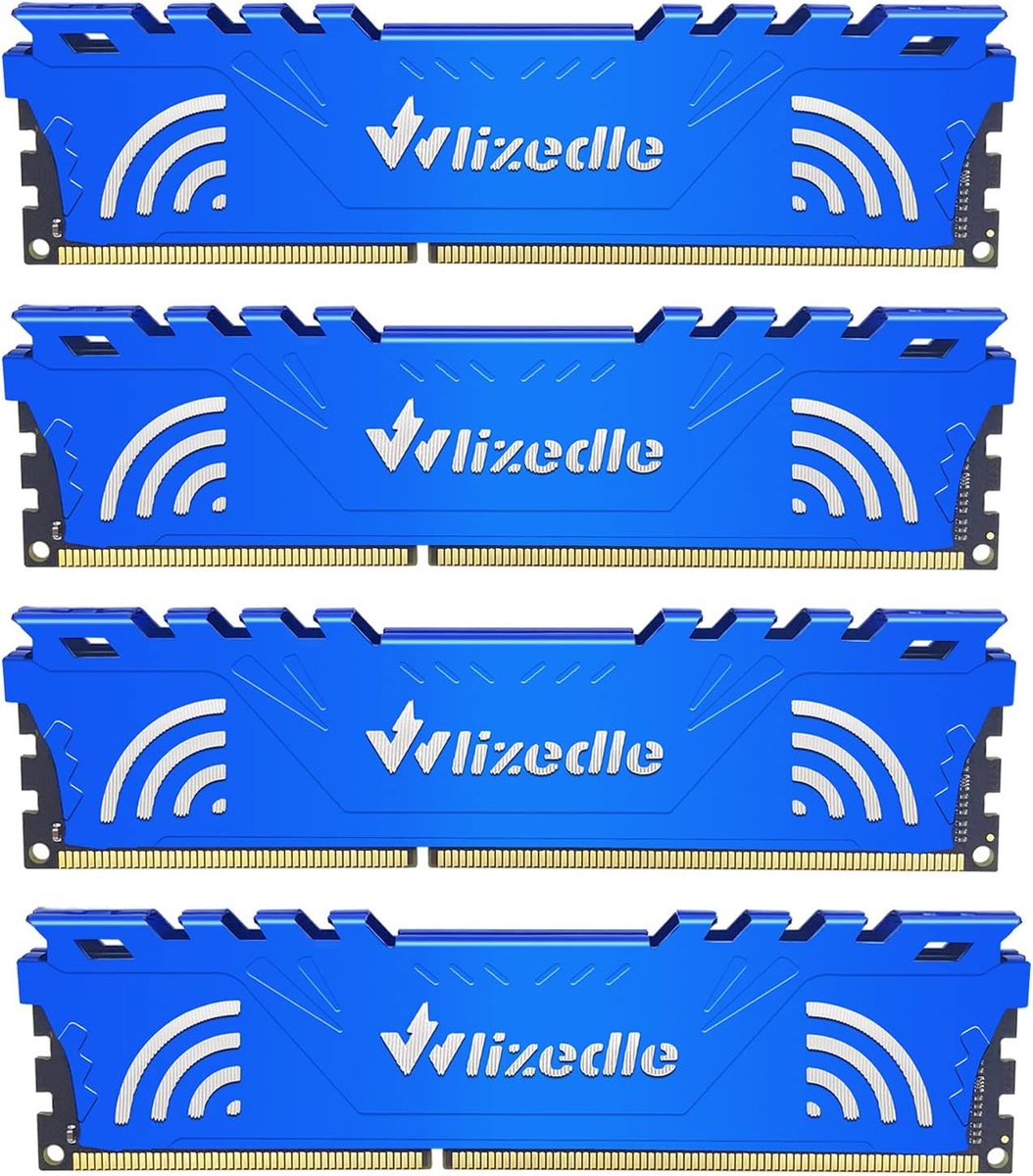 Desktop Geheugen RAM 32GB Kit - 4x8GB 1866MHz - Non-ECC Unbuffered - Verbeterde prestaties voor desktop computer - ShopVlot