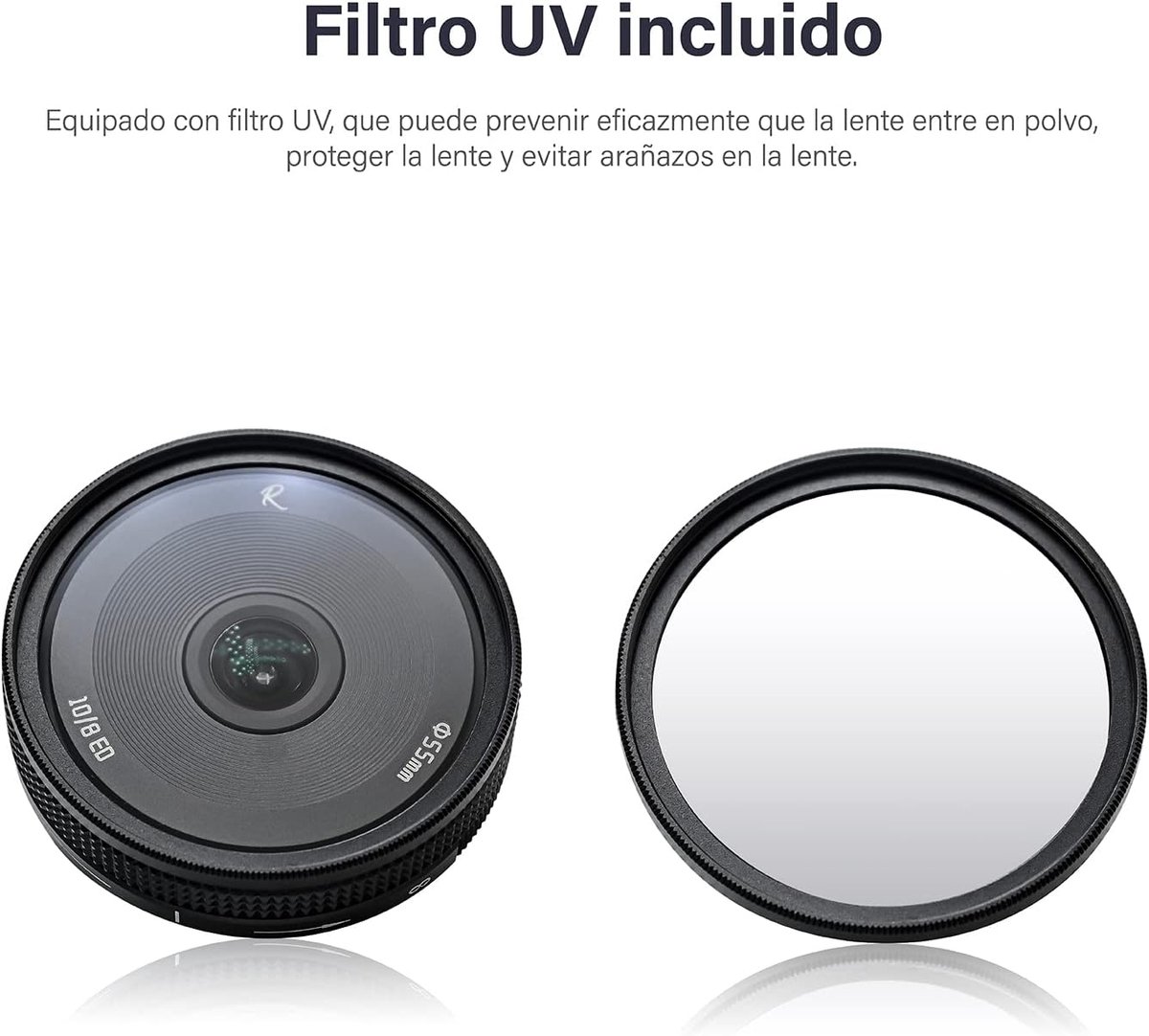 Fisheye lens 10mm F8 II - ultra groothoek - handmatig - voor 360° panoramafoto's - ShopVlot