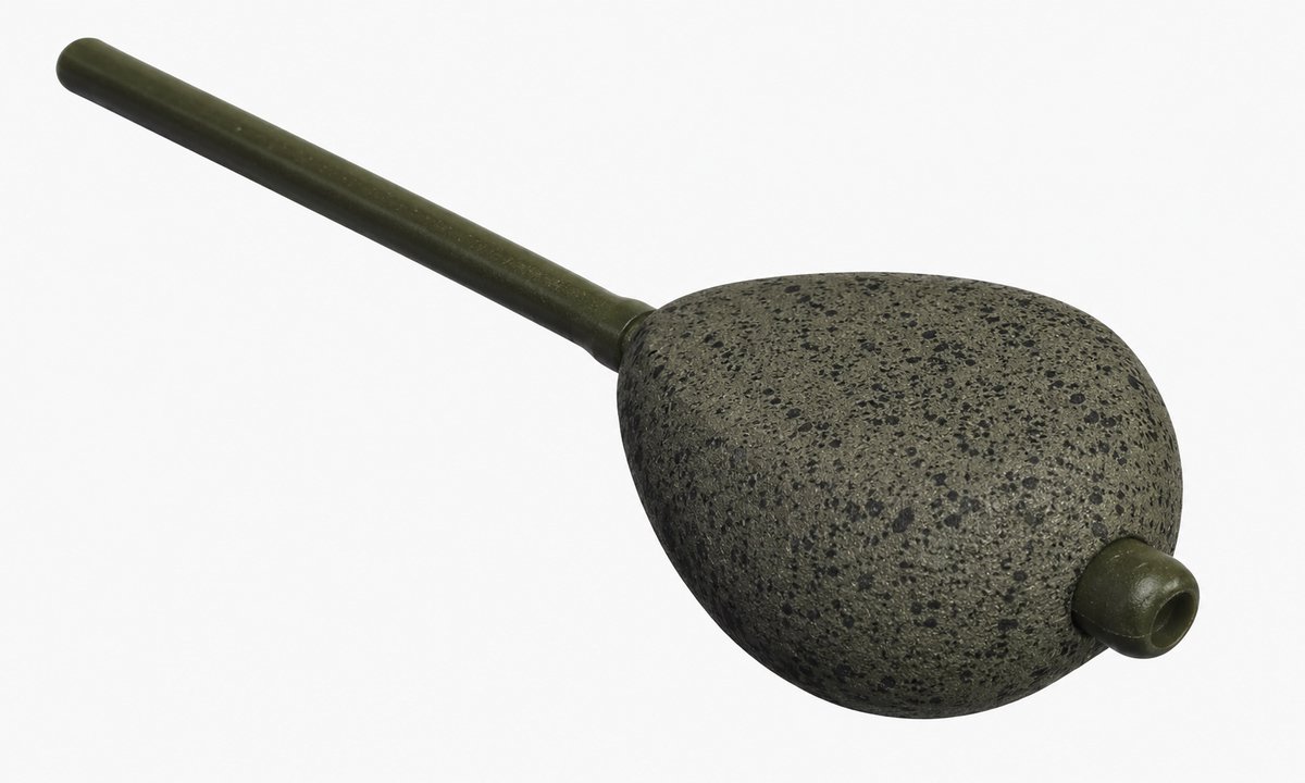 Rigsolutions Flat Pear loodvrij inline karpergewicht olive black speckles 40 Gram
